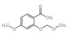 1-[4-Methoxy-2-(methoxymethoxy)phenyl]ethanone结构式