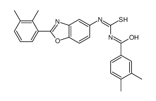 Benzamide, N-[[[2-(2,3-dimethylphenyl)-5-benzoxazolyl]amino]thioxomethyl]-3,4-dimethyl- (9CI) picture