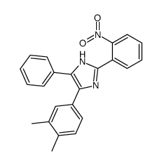 4-(3,4-dimethylphenyl)-2-(2-nitrophenyl)-5-phenyl-1H-imidazole Structure