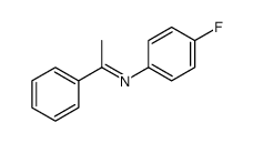 N-(4-fluorophenyl)-1-phenylethanimine结构式