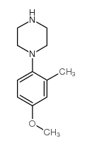 1-(4-METHOXY-2-METHYL-PHENYL)-PIPERAZINE structure