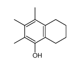 2,3,4-trimethyl-5,6,7,8-tetrahydronaphthalen-1-ol结构式