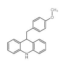 9-[(4-methoxyphenyl)methyl]-9,10-dihydroacridine结构式
