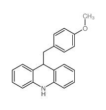 9-[(4-methoxyphenyl)methyl]-9,10-dihydroacridine structure