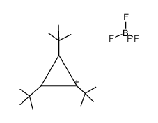 Tri-t-butylcyclopropenyltetrafluoroborate Structure
