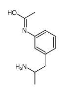 N-[3-(2-aminopropyl)phenyl]acetamide Structure