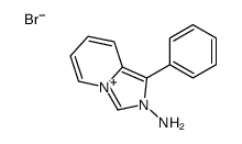 1-phenylimidazo[1,5-a]pyridin-4-ium-2-amine,bromide结构式