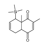 2,8a-Dimethyl-8-trimethylsilanyl-4a,5,8,8a-tetrahydro-[1,4]naphthoquinone Structure