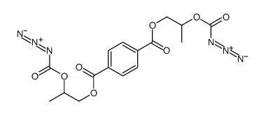 bis(2-carbonazidoyloxypropyl) benzene-1,4-dicarboxylate Structure