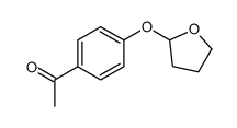 1-[4-(oxolan-2-yloxy)phenyl]ethanone Structure