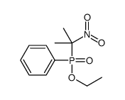 [ethoxy(2-nitropropan-2-yl)phosphoryl]benzene结构式