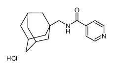 N-(1-ADAMANTYLMETHYL)ISONICOTINAMIDE HYDROCHLORIDE Structure