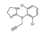 N-(2,6-dichlorophenyl)-N-prop-2-ynyl-4,5-dihydro-1H-imidazol-2-amine Structure