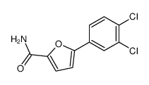5-(3,4-dichlorophenyl)furan-2-carboxamide结构式