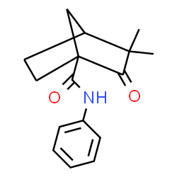 Bicyclo[2.2.1]heptane-1-carboxamide, 3,3-dimethyl-2-oxo-N-phenyl- (9CI) Structure
