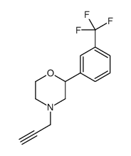 4-prop-2-ynyl-2-[3-(trifluoromethyl)phenyl]morpholine结构式