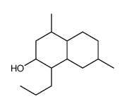 4,7-dimethyl-1-propyl-1,2,3,4,4a,5,6,7,8,8a-decahydronaphthalen-2-ol Structure