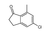 5-氯-7-甲基-23-二氢-1H-茚-1-酮结构式