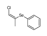 Z-1-Chlor-2-phenylselenopropen Structure