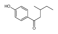 1-(4-hydroxyphenyl)-3-methylpentan-1-one Structure