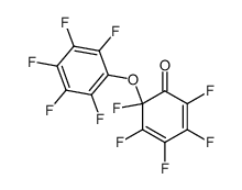 Perfluoro-6-phenoxy-2,4-cyclohexadien-1-on Structure