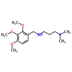 N,N-Dimethyl-N'-(2,3,4-trimethoxybenzyl)-1,3-propanediamine结构式