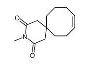 3-methyl-3-azaspiro[5.7]tridec-9-ene-2,4-dione结构式