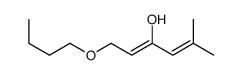 1-butoxy-5-methylhexa-2,4-dien-3-ol结构式