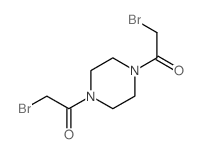 Piperazine,1,4-bis(bromoacetyl)- (7CI,9CI) Structure