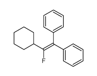 (2-cyclohexyl-2-fluoro-1-phenylethenyl)benzene Structure