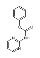 Carbamic acid,N-2-pyrimidinyl-, phenyl ester结构式