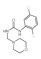 Urea,N-(2,5-dichlorophenyl)-N'-(4-morpholinylmethyl)- structure