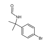 N-(p-Brom-α,α-dimethylbenzyl)formamid结构式