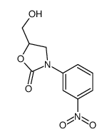 5-(Hydroxymethyl)-3-(3-nitrophenyl)-1,3-oxazolidin-2-one结构式
