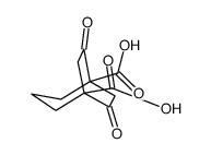 7,9-dioxobicyclo[3.2.2]nonane-1,5-dicarboxylic acid Structure