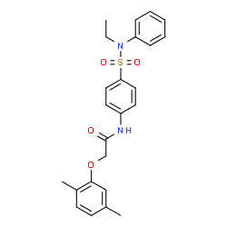 2-(2,5-dimethylphenoxy)-N-(4-{[ethyl(phenyl)amino]sulfonyl}phenyl)acetamide picture