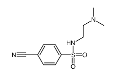 4-cyano-N-[2-(dimethylamino)ethyl]benzenesulfonamide Structure