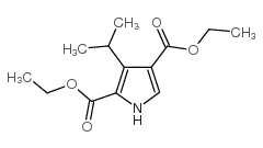 DIETHYL 3-ISOPROPYL-1H-PYRROLE-2,4-DICARBOXYLATE structure