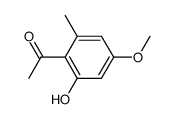 2-Acetyl-3-methyl-5-methoxyphenol结构式