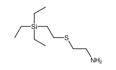 2-(2-triethylsilylethylsulfanyl)ethanamine结构式