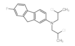 9H-Fluoren-2-amine,N,N-bis(2-chloropropyl)-7-fluoro- picture