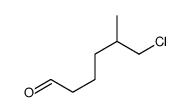 6-chloro-5-methylhexanal Structure