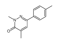 2,4-dimethyl-6-(4-methylphenyl)pyridazin-3-one Structure