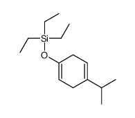 triethyl-(4-propan-2-ylcyclohexa-1,4-dien-1-yl)oxysilane Structure