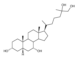 cholestane-3,7,25,26-tetrol结构式