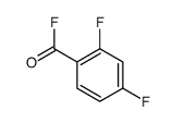 Benzoyl fluoride, 2,4-difluoro- (9CI) Structure