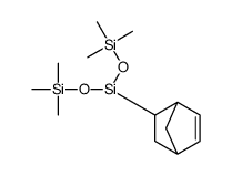 5-bicyclo[2.2.1]hept-2-enyl-methyl-bis(trimethylsilyloxy)silane结构式