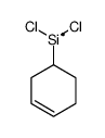 Dichloro(3-cyclohexen-1-yl)silane Structure