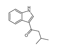 1-(1H-indol-3-yl)-3-methylbutan-1-one结构式