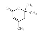 2H-Pyran-2-one, 5,6-dihydro-4,6,6-trimethyl- Structure